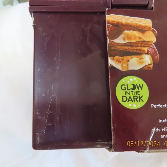 Hershey's Chocolate S'Mores Caddy Carry Case Camping Storage Tackle Box GLOW IN - Picture 6 of 10